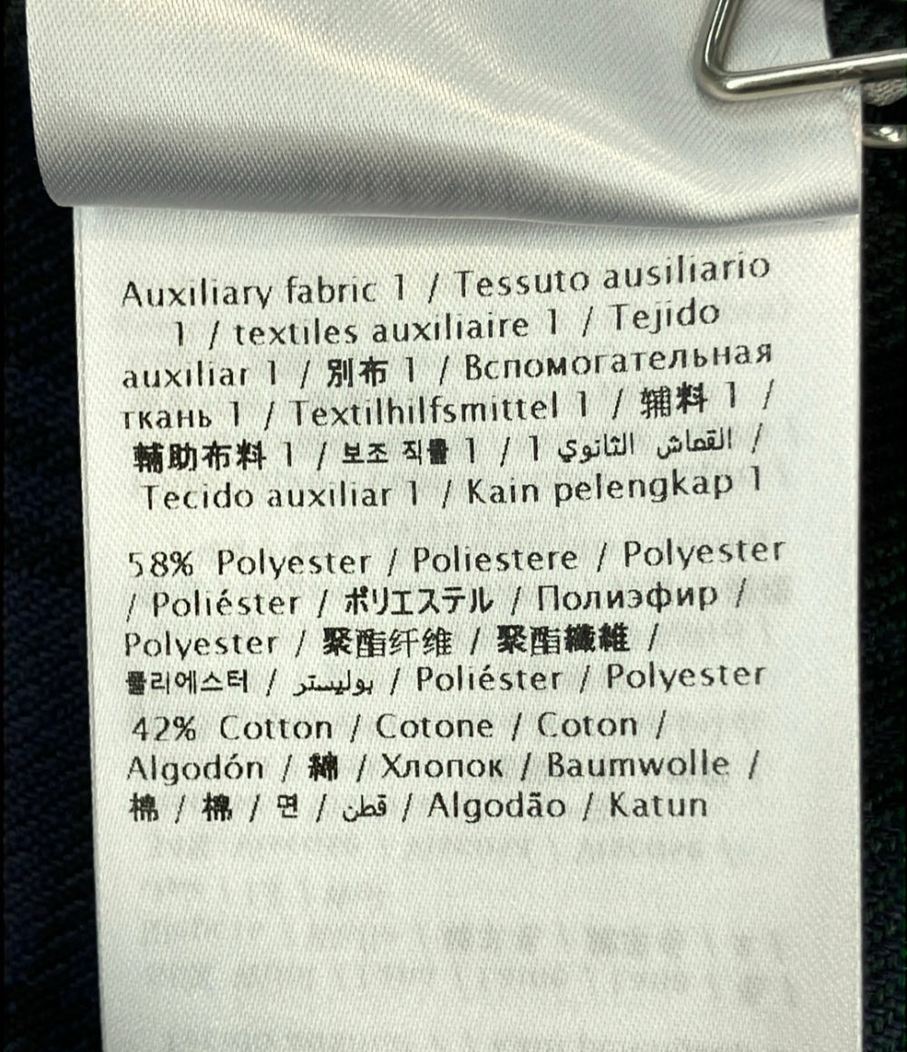 美品 VALENTINO フラワーエンブロイダリー テーラードジャケット タータンチェック メンズ SIZE 44 (S) ヴァレンティノ