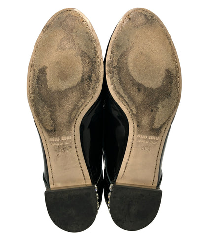 Miu Miu エナメルレースアップシューズ レディース SIZE 36 1/2 ミュウ ミュウ