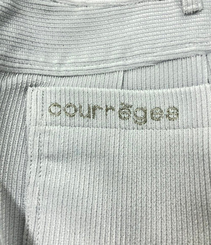 美品 クレージュ コーデュロイパンツ レディース courreges