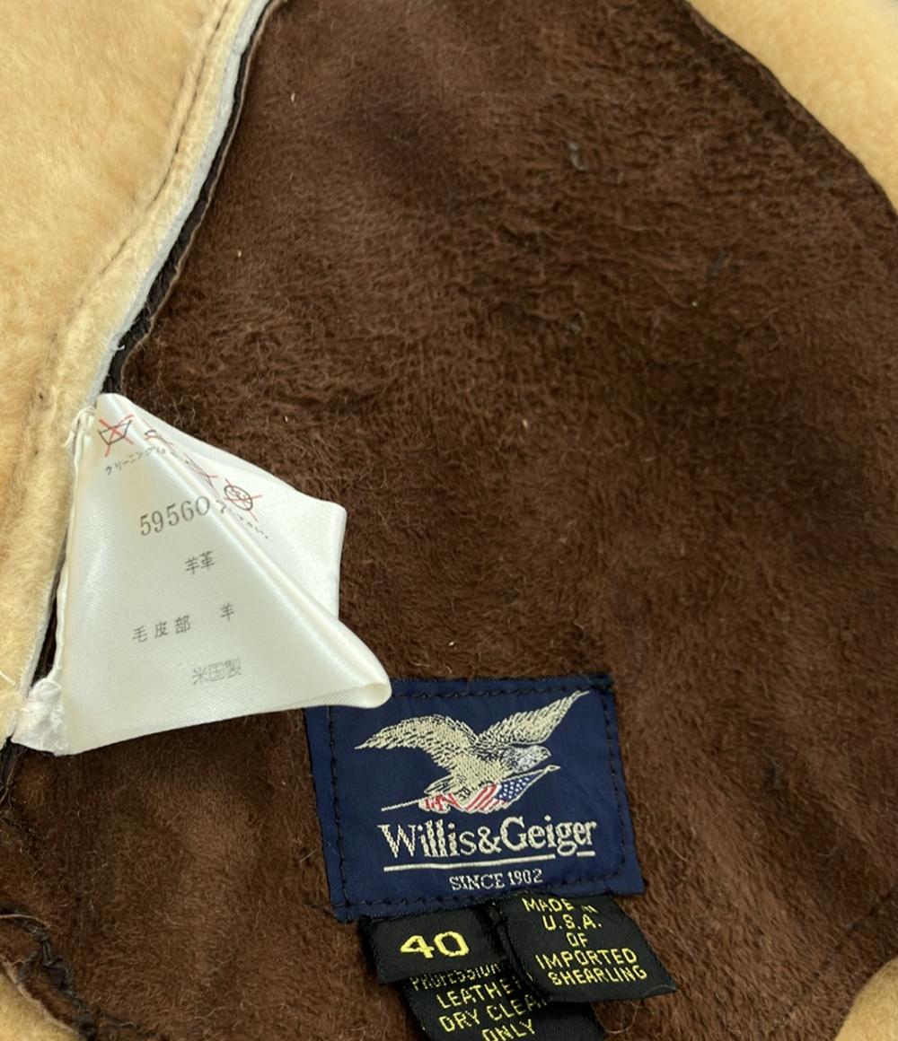 Willis&Geiger レザージャケット 59560715 メンズ SIZE 40 (M) ウイリスアンドカイガー