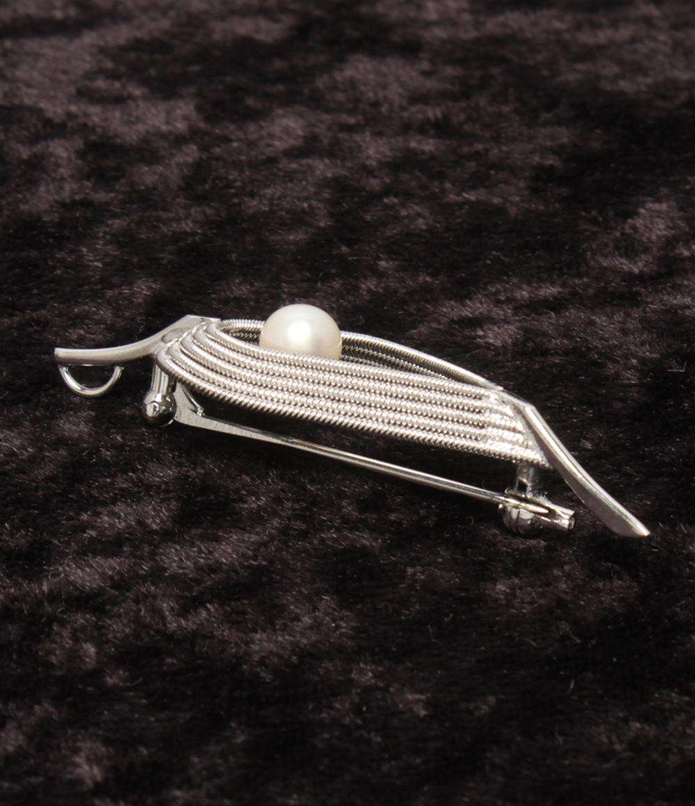 ミキモト ブローチ SV レディース MIKIMOTO