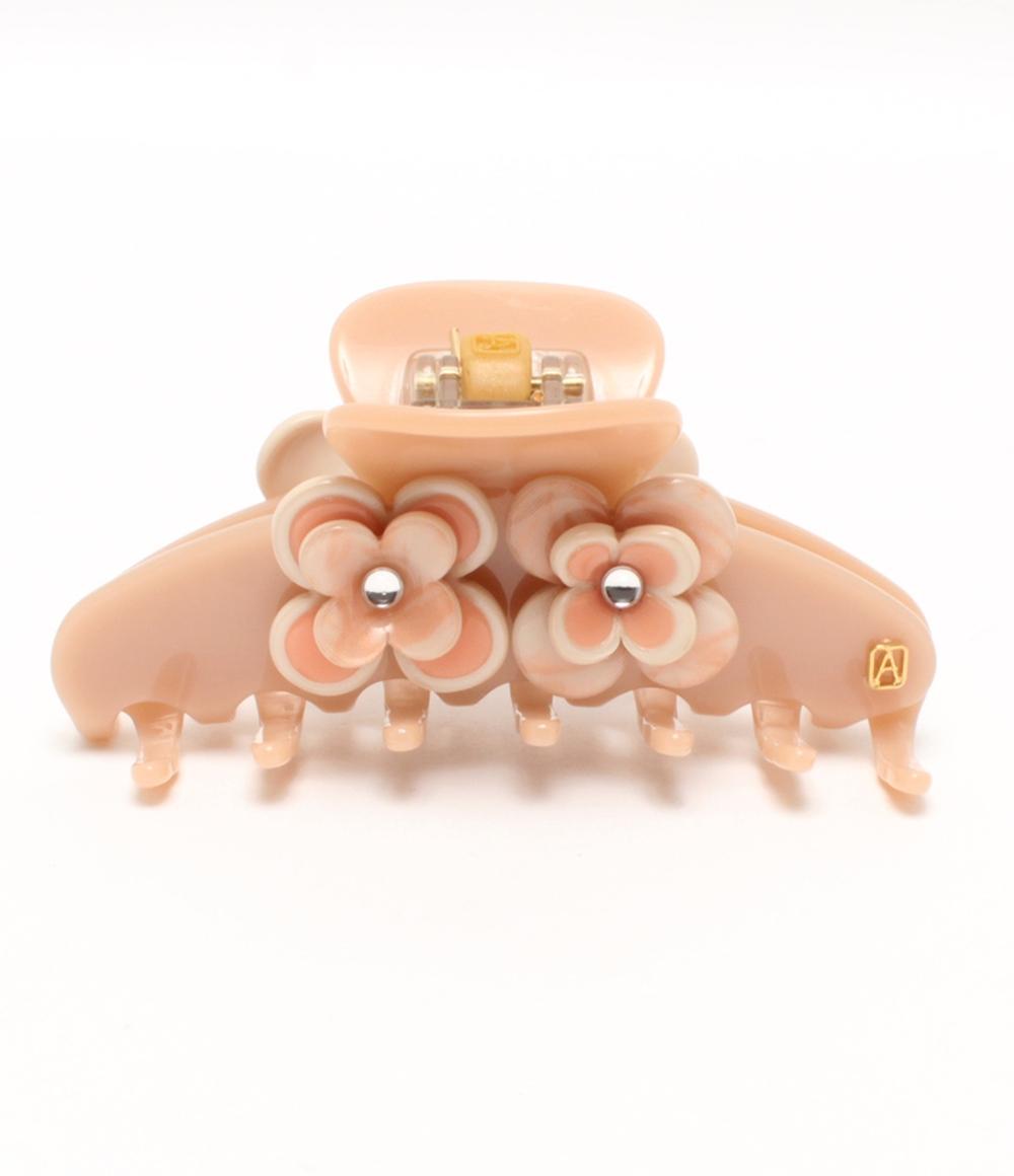 美品 アレクサンドル ドゥ パリ ヘアアクセサリー ヘアクリップ フラワーモチーフ レディース ALEXANDRE DE PARIS