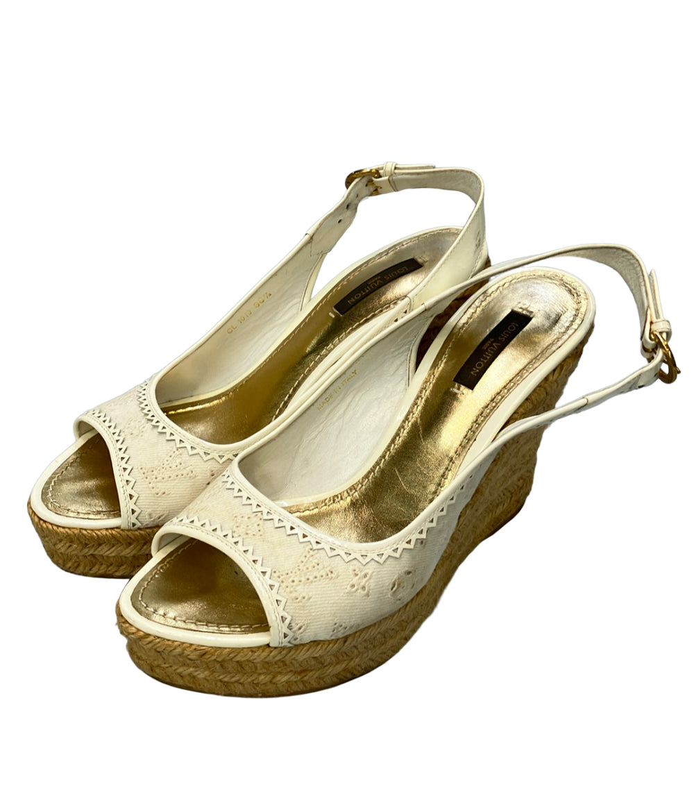 LOUIS VUITTON ウェッジソールサンダル CL1019 レディース SIZE 36 1/2 ルイ・ヴィトン