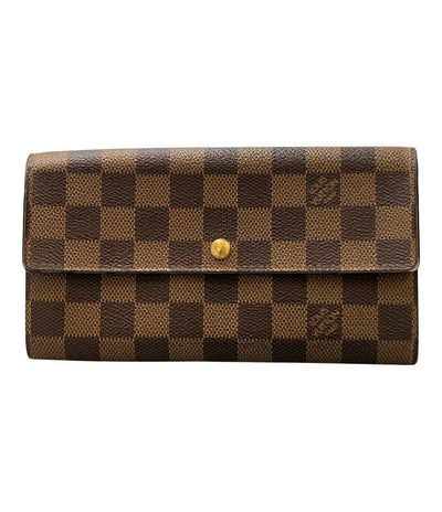 LOUIS VUITTON 長財布 ダミエ ポルトモネ クレディ N61726 レディース メンズ ルイ・ヴィトン