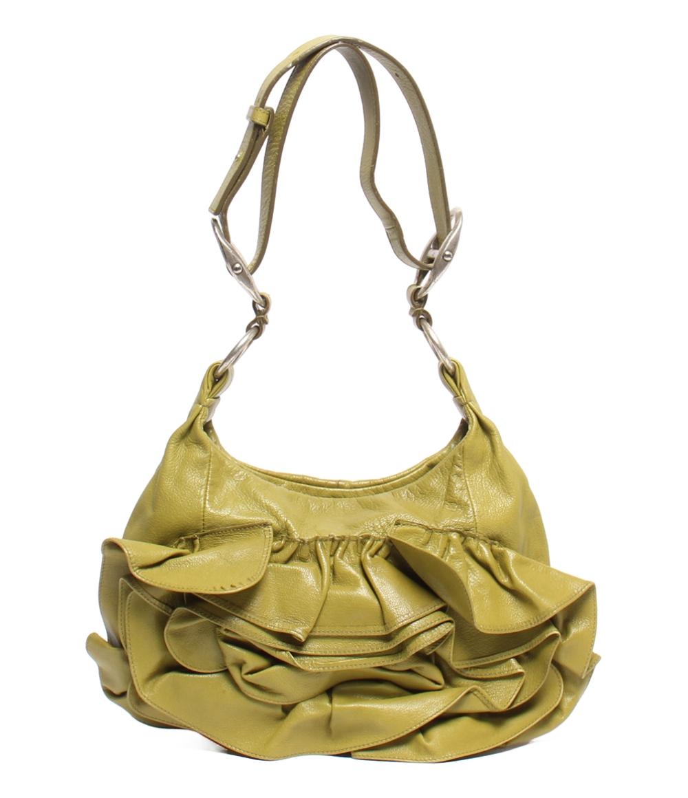 Yves Saint Laurent rive gauche ショルダーバッグ 肩掛け フリル レディース イヴサンローランリヴゴーシュ