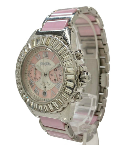 フォリフォリ 腕時計 クオーツ ピンク WF7A019BE レディース Folli Follie