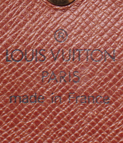 訳あり LOUIS VUITTON 二つ折り財布 ポルトモネ ビエ トレゾール モノグラム M61730 レディース ルイ・ヴィトン