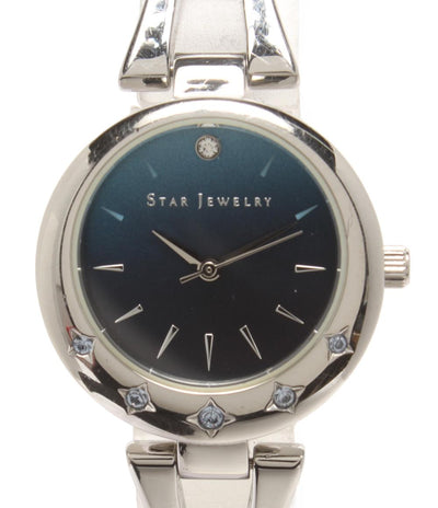 STAR JEWELRY 腕時計 クオーツ ブルー系 レディース スタージュエリー