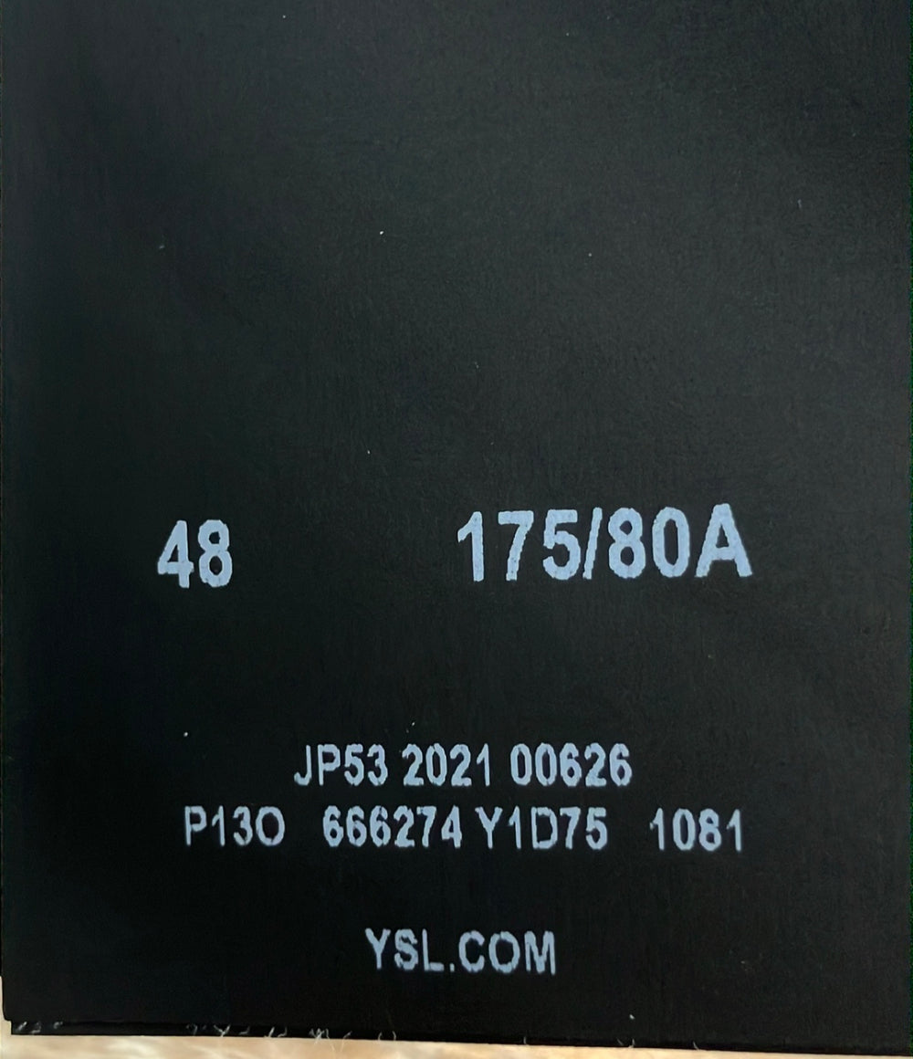 SAINT LAURENT パンツ ベロア ストライプ 666274 Y1D75 メンズ SIZE 48