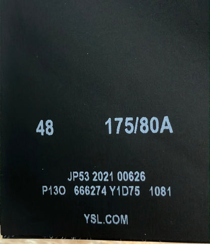 SAINT LAURENT パンツ ベロア ストライプ 666274 Y1D75 メンズ SIZE 48 (M) サンローラン