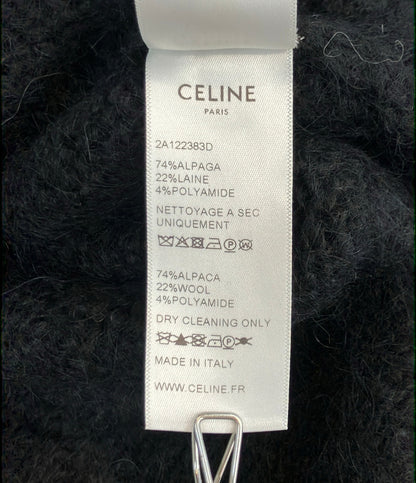 CELINE アルパカ ウール フェアアイル ニット カーディガン 2A122383D レディース SIZE M セリーヌ