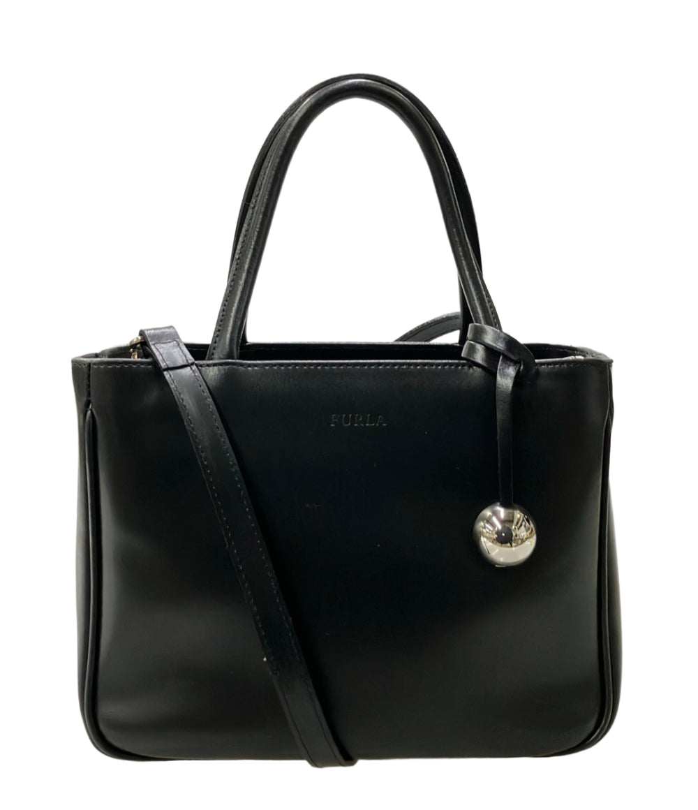 美品 FURLA ハンドバッグ ショルダーバッグ 2WAY 斜め掛け レザー レディース フルラ
