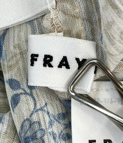 FRAY I.D 長袖ワンピース William Morris プリントティアードワンピース FWFO244802 レディース SIZE 1 (Ｓ) フレイアイディー