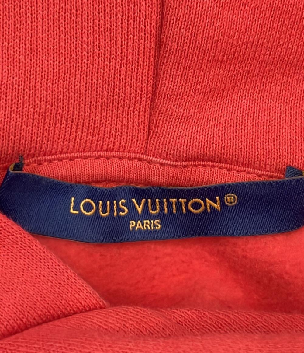 美品 LOUIS VUITTON 長袖パーカー LVロゴプリント スウェット 24ss RM241MQ IHN HQY47W メンズ SIZE L ルイ・ヴィトン