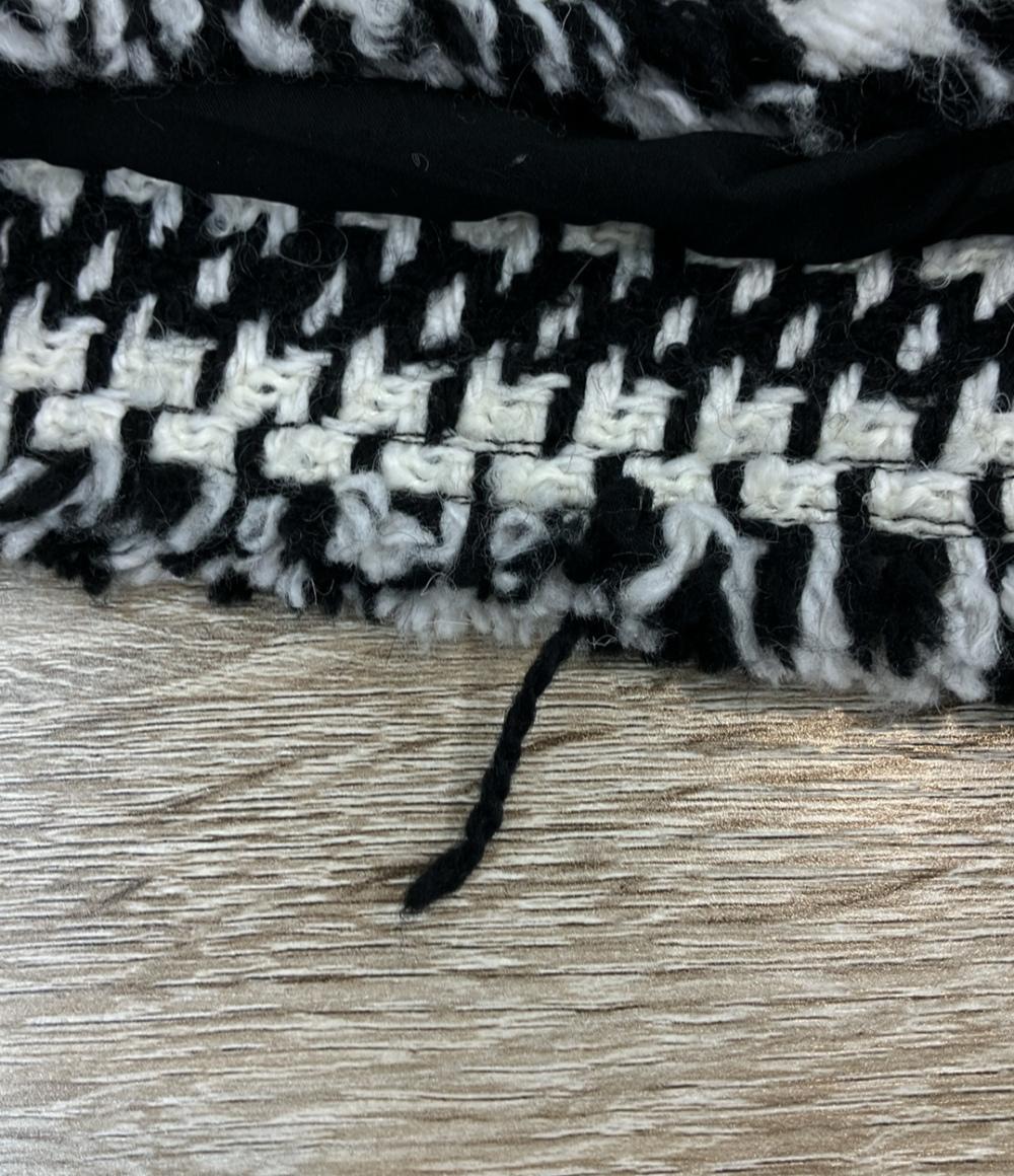 SLY ツイードジャケット 21AW TWEED PATTERN NO COLLAR ジャケット 030EAP30-1030 レディース SIZE FREE (M) スライ