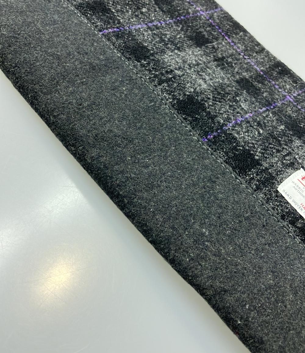 コーエン チェック柄クラッチバッグ x Harris Tweed メンズ coen