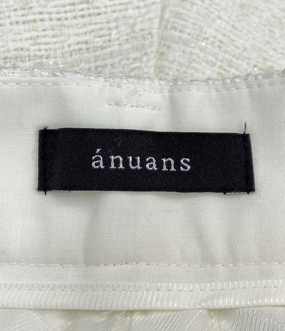 美品 アニュアンス ツイードショートパンツ レディース SIZE S (S) anuans