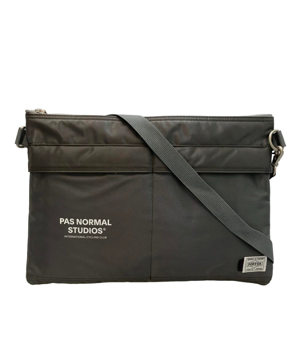 美品 PORTER PAS NORMAL STUDIOS ショルダーバッグ 肩掛け サコッシュ MUSETTE  ミュゼット メンズ ポーター パスノーマルスタジオ
