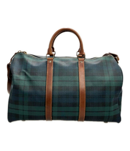 POLO RALPH LAUREN ボストンバッグ ショルダーバッグ 2WAY 斜め掛け チェック柄 レディース ポロラルフローレン