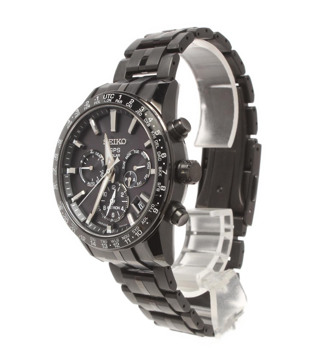 SEIKO 腕時計 GPSソーラー アストロン ASTRON ソーラー ブラック 5X53-0AB0 メンズ セイコー