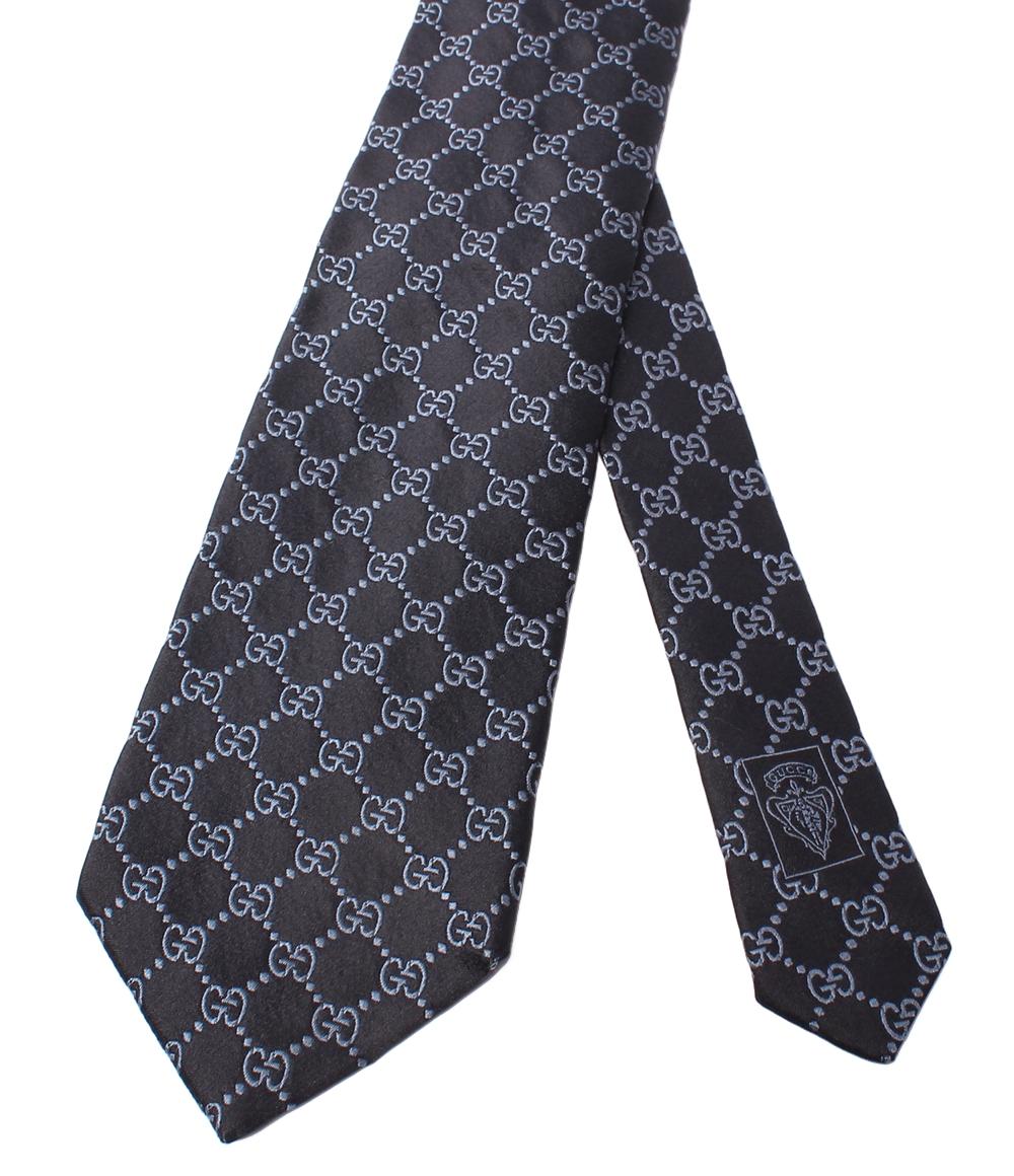【美品】グッチ GG 総柄 シルク 100% ネクタイ 【クリーニング済】 美品 GUCCI ネクタイ シルク100％ GG柄 メンズ グッチ – Rehello by