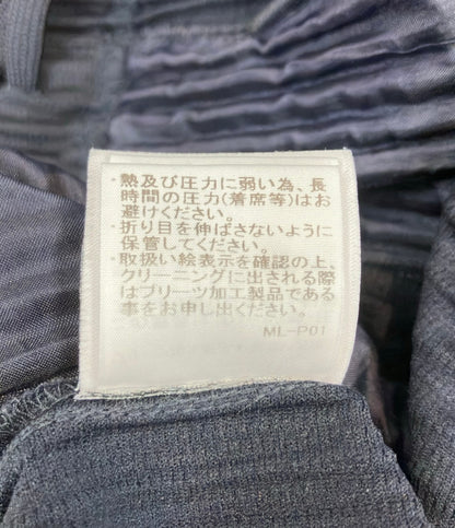 HOMME PLISSE ISSEY MIYAKE イージーパンツ ロング BASIC pleated tapered pants HP55JF153 メンズ SIZE 2 (M) オム プリッセ イッセイミヤケ