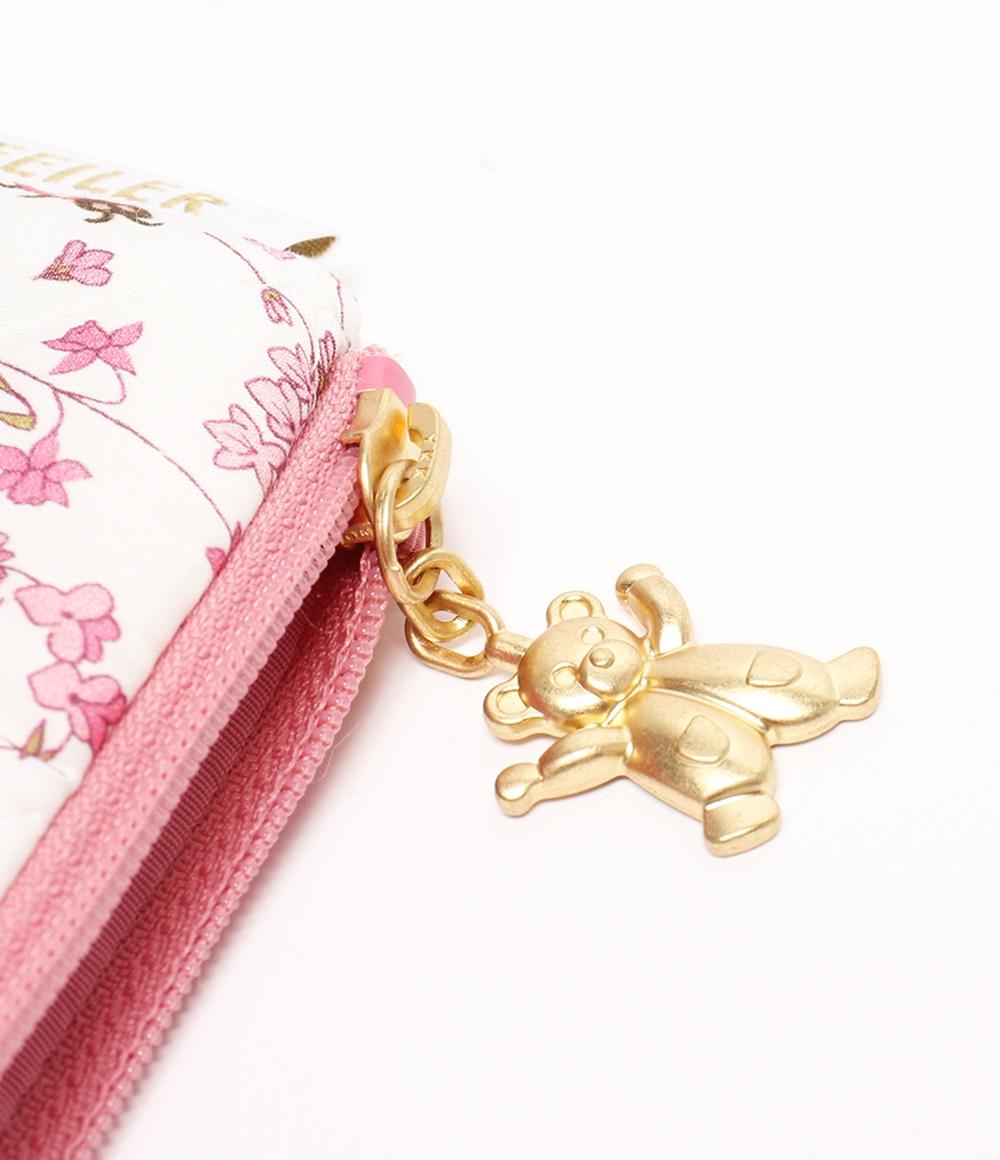 美品 フェイラー ポーチ リバティコラボ ハイジ フェイラー ガーデン レディース FEILER