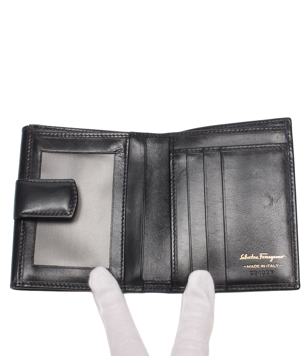 Salvatore Ferragamo Wホック 二つ折り財布 ガンチーニ 224059 レディース サルヴァトーレフェラガモ