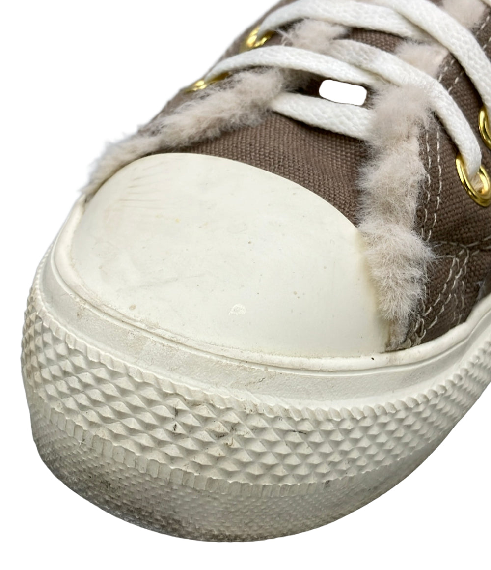 CONVERSE ローカットスニーカー 厚底 ボア オールスター ライト PLTS ボアカラー OX 5SD729 レディース SIZE 24.0 コンバース