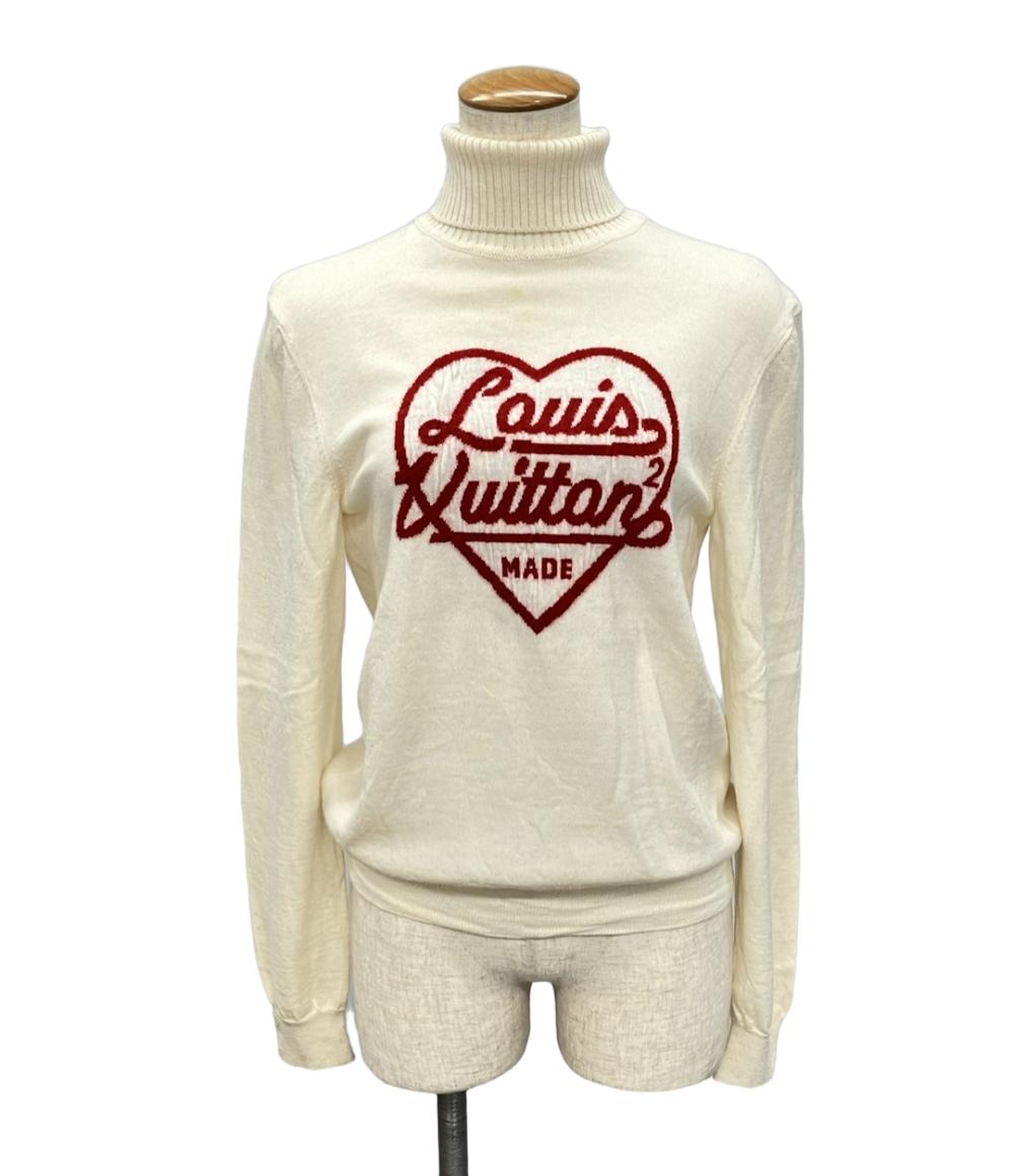 ルイ・ヴィトン インタルシアーハートタートルネックニット RM221MZLL HMN05W レディース SIZE S (S) LOUIS VUITTON