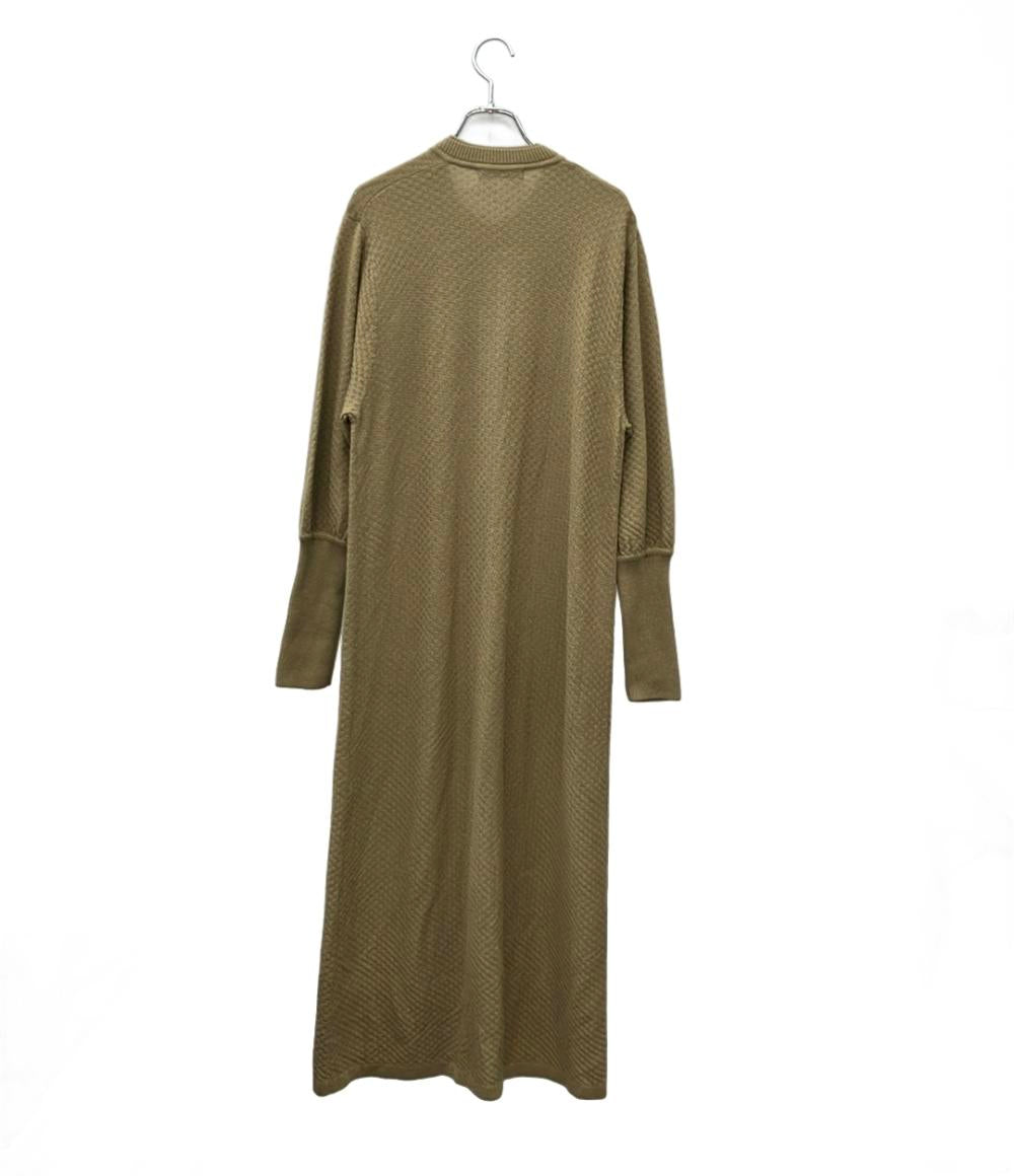 Curensology 長袖ワンピース ニット オークル CL209135ER-00 レディース SIZE F (M) カレンソロジー