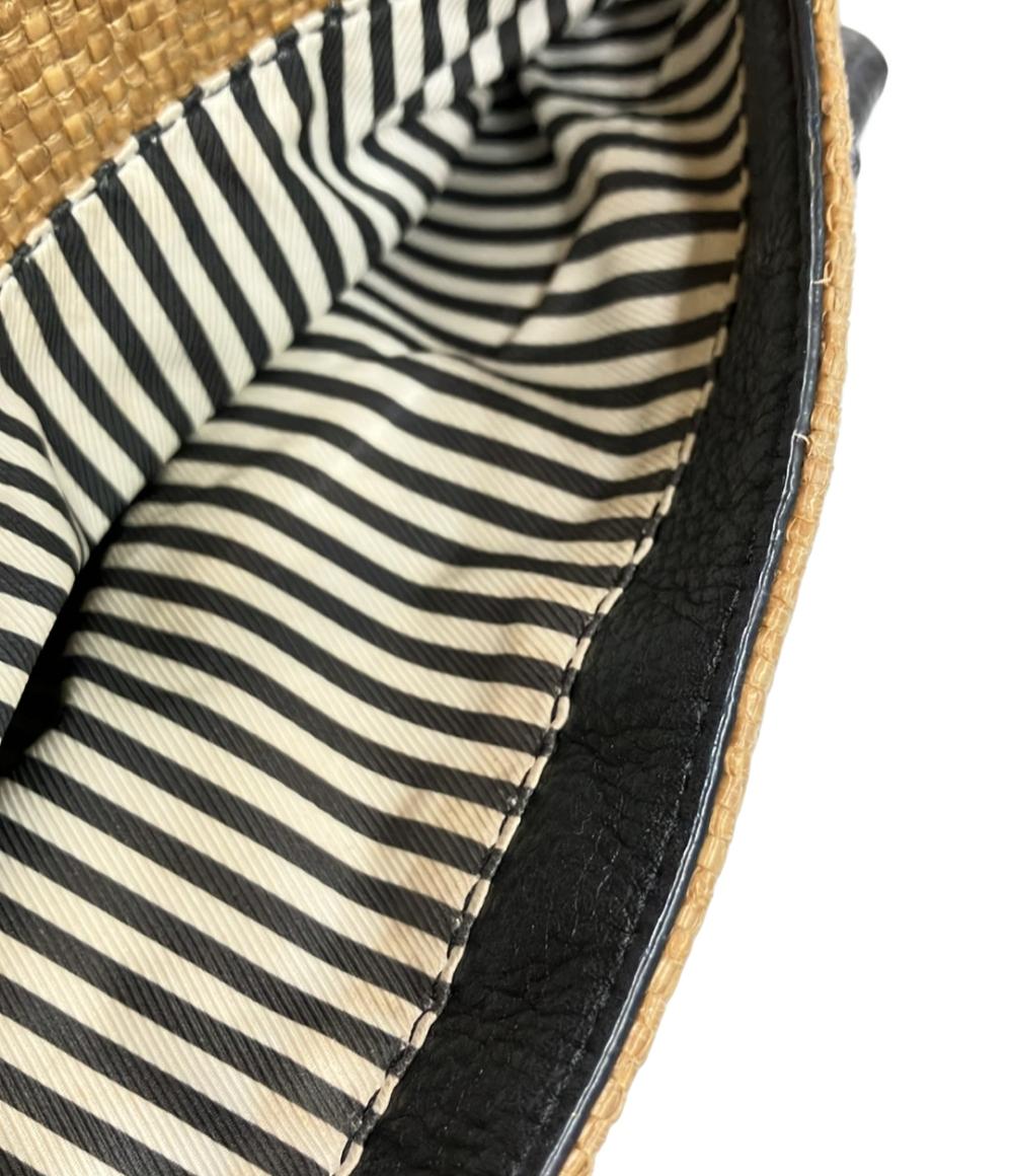 Kate Spade ハンドバッグ ショルダーバッグ 2WAY 斜め掛け ストロー レザー PXRU3497 レディース ケイトスペード