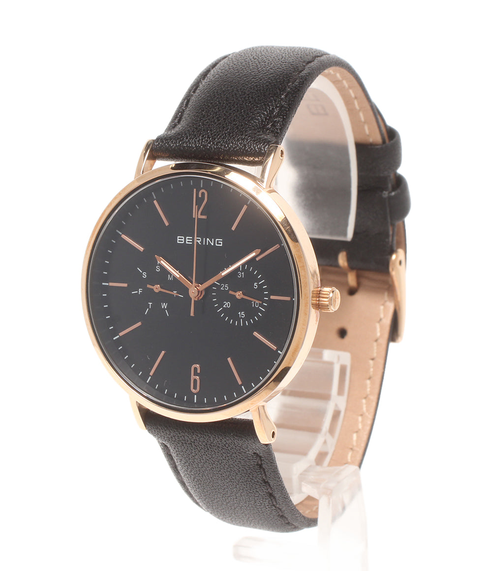 BERING 腕時計 クオーツ ブラック 14236-166 レディース メンズ ベーリング