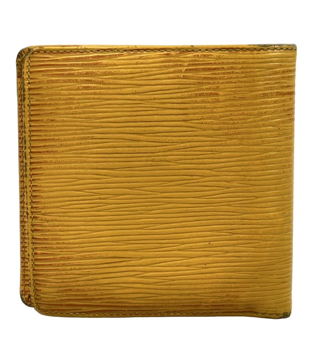 ルイ・ヴィトン 二つ折り財布 ポルトビエカルトクレディモネ エピ