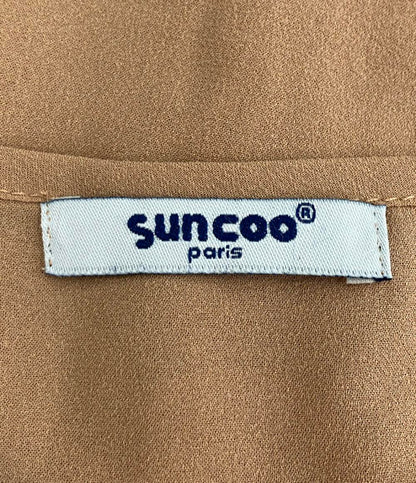 美品 サンクー 長袖Tシャツ リボン レディース SIZE M/L (M) suncoo