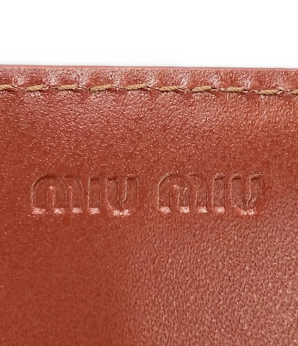 Miu Miu カードケース レザー レディース ミュウ ミュウ