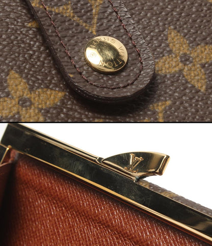 美品 LOUIS VUITTON 二つ折り財布 ポルトフォイユ ヴィエノワ モノグラム M61673 レディース メンズ ルイ・ヴィトン