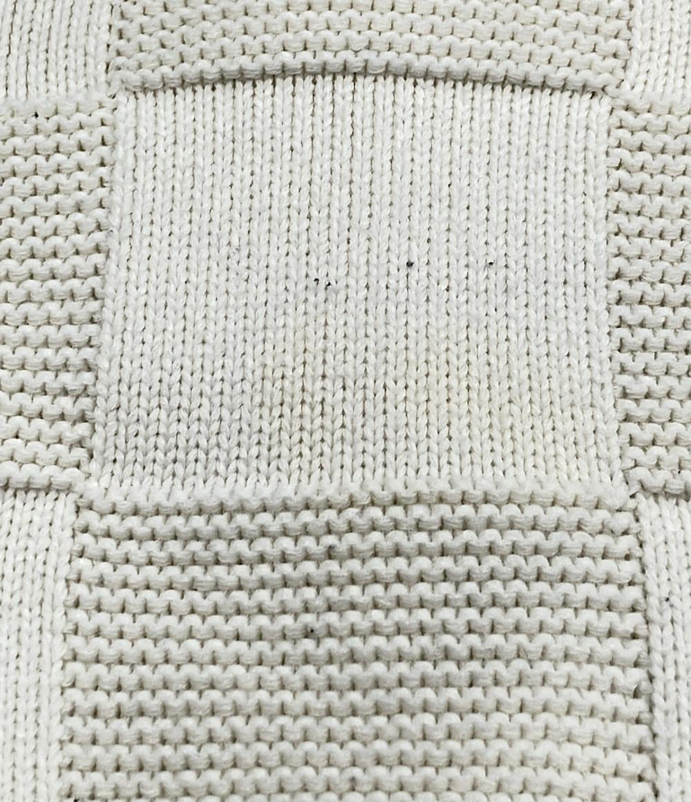 LOUIS VUITTON 長袖ニット クルーネック ダミエスティッチ インサイドアウト ダミエ メンズ SIZE L ルイ・ヴィトン