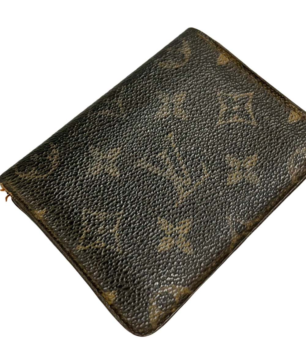 訳あり LOUIS VUITTON パスケース ポルト 2カルト ヴェルティカル モノグラム M60533 メンズ レディース ルイ・ヴィトン