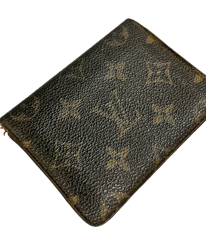 訳あり LOUIS VUITTON パスケース ポルト 2カルト ヴェルティカル モノグラム M60533 メンズ レディース ルイ・ヴィトン