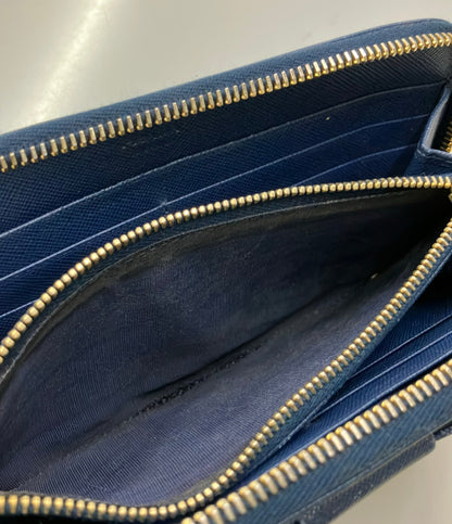 PRADA ラウンドファスナー長財布 レザー レディース プラダ