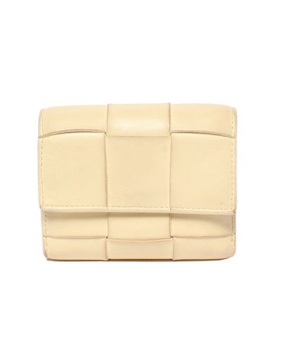 BOTTEGA VENETA 三つ折り財布 カセット マキシイントレチャート レディース ボッテガ・ヴェネタ