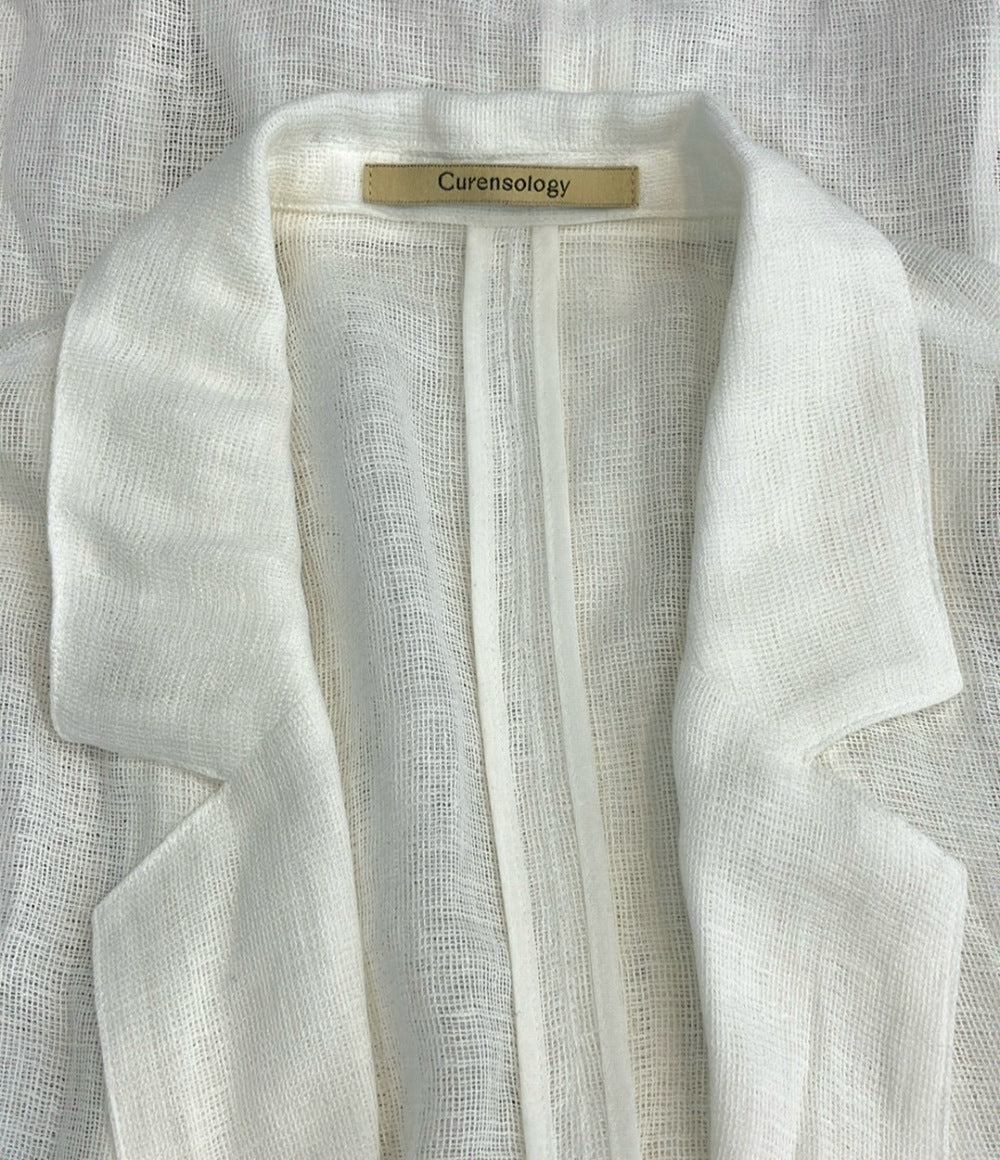Curensology シアーテーラードジャケット レディース SIZE F (M) カレンソロジー