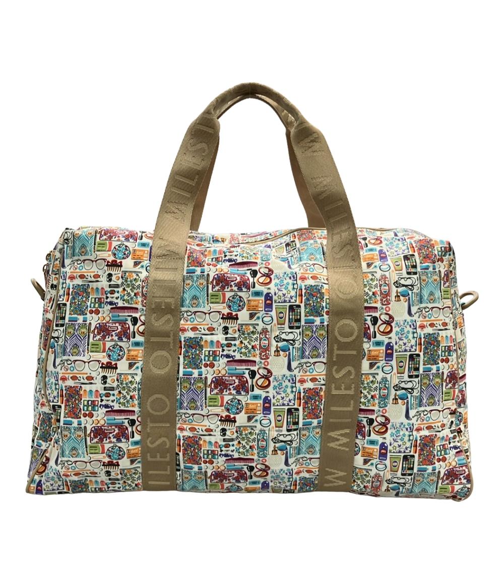 milesto ボストンバッグ ショルダーバッグ 2WAY 斜め掛け レディース ミレスト