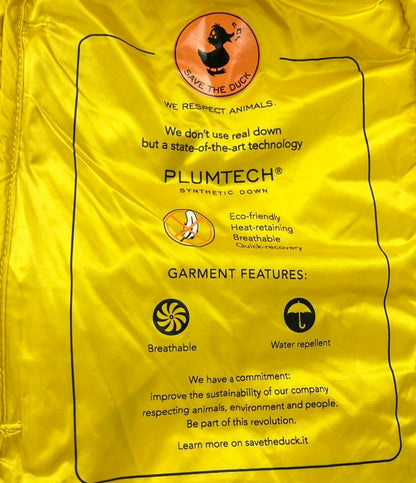 美品 セイブザダック ノーカラー中綿ナイロンジャケット アウター メンズ SIZE 1 (S) SAVE THE DUCK