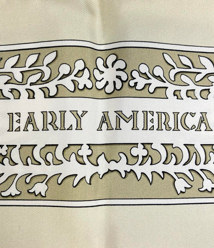 HERMES スカーフ シルク100% カレ90 EARLY AMERICA レディース エルメス