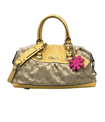 COACH 2WAY ハンドバッグ ショルダーバッグ 肩掛け シグネチャー F15443 レディース コーチ