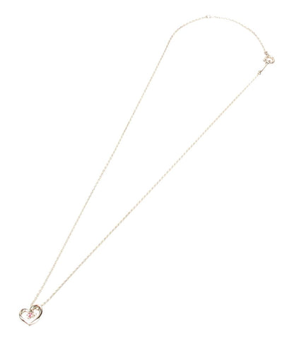 美品 4℃ ネックレス SV ハートモチーフ レディース ヨンドシー