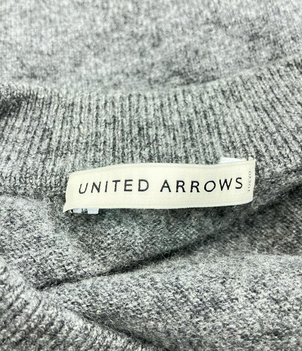 美品 ユナイテッドアローズ カシミヤクルーネックニットセーター メンズ SIZE M UNITED ARROWS