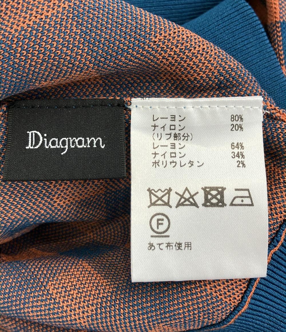 美品 ダイアグラム カーディガン レディース SIZE 36 (XS) Diagram